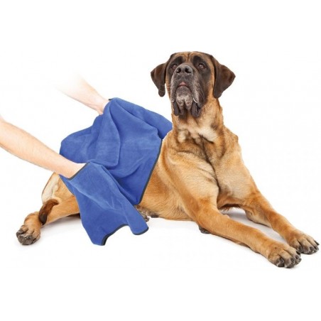 Serviette de Bain pour chien microfibre 100x70cm - Duvo+