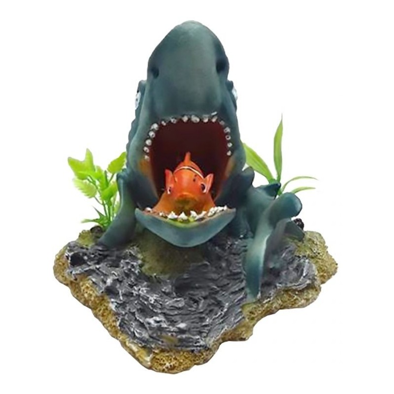 Décoration Actionair Requin avec Nemo 14,5x12,5x14cm - Duvo+