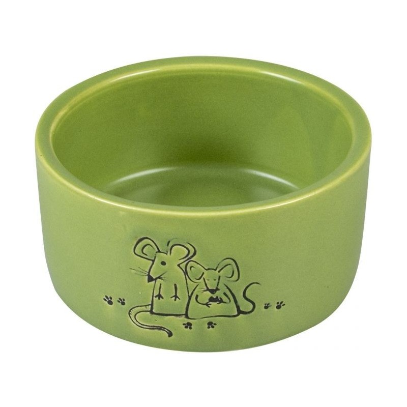 Mangeoire Stone Verdure Vert 100ml-7,5cm - Duvo+