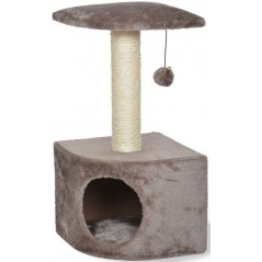 Griffoir de coin Bessie Taupe 30x30x58cm - Duvo+ à 46,45 € - Duvo + - 12764 - Arbre à chat & griffoir