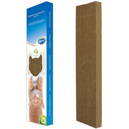 Griffoir Carton avec Herbe à Chat 50x13x6cm - Duvo+ à 8,95 € - Duvo + - 1717040 - Arbre à chat & griffoir