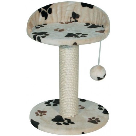 Grattoir Roxanne Empreintes Pattes Beige 40x40x52cm - Duvo+ à 43,30 € - Duvo + - 802/865 - Arbre à chat & griffoir