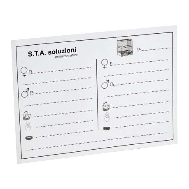 Fiche pour carte d'élevage - S.T.A. Soluzioni