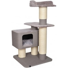 Griffoir Vece Beige 80x80x148cm - Duvo+ à 393,00 € - Duvo + - 431/464083 - Arbre à chat & griffoir