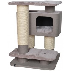Griffoir Veliki Beige 80x80x108cm - Duvo+ à 393,00 € - Duvo + - 431/464113 - Arbre à chat & griffoir