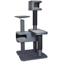 Griffoir Esja Noir/Anthracite 85x85x176,5cm - Duvo+ à 393,00 € - Duvo + - 431/464205 - Arbre à chat & griffoir