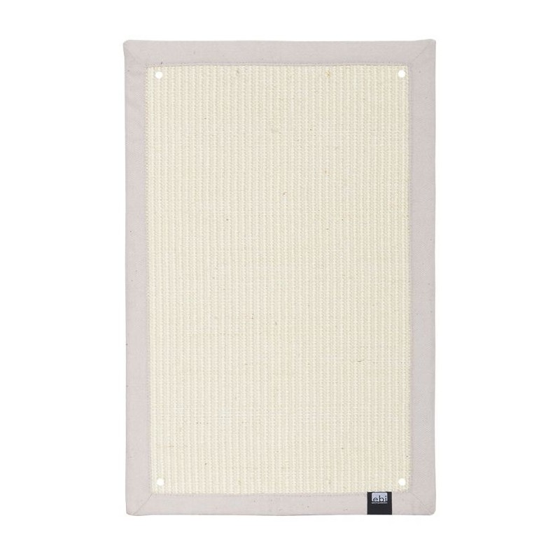 Tapis Griffoir de Coin Krappa Blanc 58x38x1,5cm - Duvo+