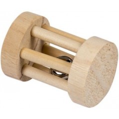 Rouleau en bois avec clochette 3,5x5cm - Duvo+ à 4,95 € - Duvo + - 4956003 - Jouets