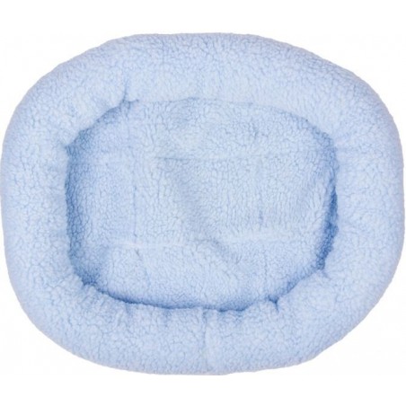 Panier oval en peau de mouton Bleu 40x45cm - Duvo+ à 19,05 € - Duvo + - 8/00310 - Lits, grottes & tunnels