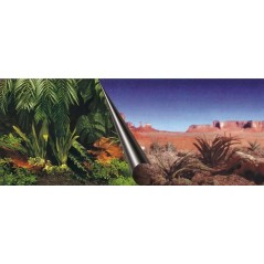 Poster fond d'aquarium jungle et dessert 80x40cm - Aqua Della 241/109090 Aqua Della 4,45 € Ornibird