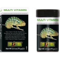 Exo MultiVitamines 70gr - Exo Terra à 18,05 € - Exo Terra - 33/PT1861 - Vitamines et suppléments
