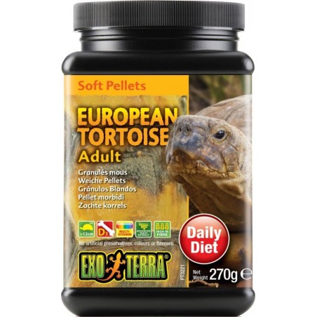 Exo European Tortoise Adult 270gr - Exo Terra à 12,95 € - Exo Terra - 33/PT3221 - Tortues