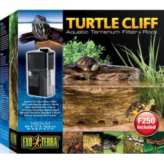 Exo Turtle Cliff Filtre pour aquaterrarium + roche M-23x17x19,5cm - Exo Terra à 115,95 € - Exo Terra - 33/PT3650 - Traitement...