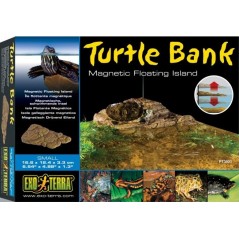 Exo Turtle Bank île flottante magnétique S-16,6x12,4x3,3cm - Exo Terra à 27,95 € - Exo Terra - 33/PT3800 - Bacs à tortues