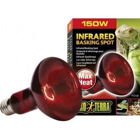 Exo Lampe Infrared Basking Spot 150w - Exo Terra à 14,45 € - Exo Terra - 33/PT2146 - Spots: eclairages de jour et de nuit