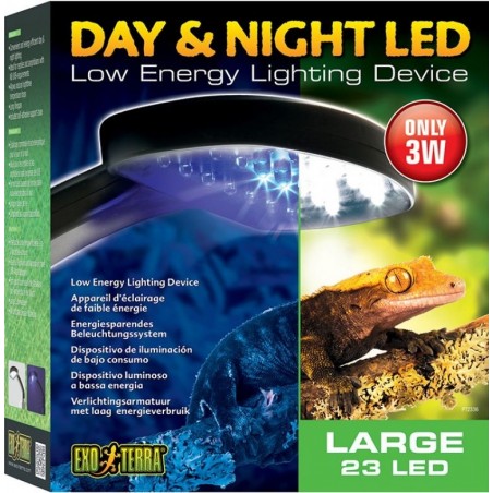 Exo Eclairage à LED jour et nuit L-3w - Exo Terra à 68,95 € - Exo Terra - 33/PT2336 - Spots: eclairages de jour et de nuit