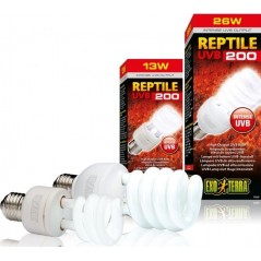 Exo Reptile UVB200 lampe 13w - Exo Terra à 46,45 € - Exo Terra - 33/PT2340 - Spots: eclairages de jour et de nuit