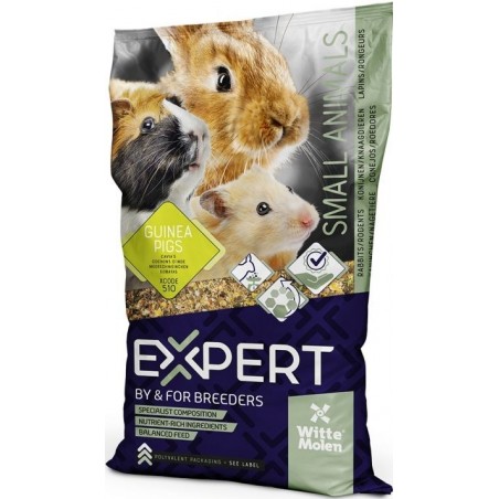 Expert Cochons d'Inde 5kg - Witte Molen à 10,50 € - Witte Molen - 655081 - Alimentation principale