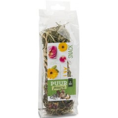 Puur Pauze Barre de foin soucis & rose 70gr - Witte Molen à 5,05 € - Witte Molen - 654846 - Snacks aux épices, fruits & légumes