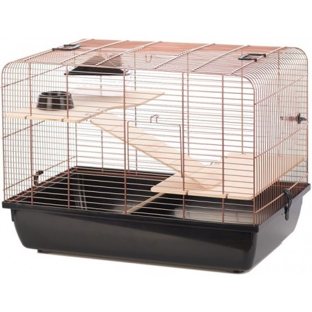 Cage Copper Rex 2 Noir/Cuivre 58x38x43cm - Duvo+ 11697 Duvo + 89,16 € Ornibird