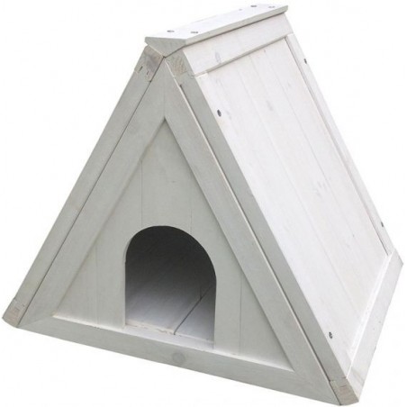 WoodLand Abri Cottage Blanc 50x42x42cm - Duvo+ 603/200 Duvo + 75,45 € Ornibird