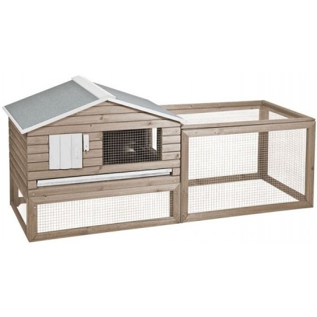 WoodLand Clapier Snoozer Cottage 161x60x73cm - Duvo + à 279,75 € - Duvo + - 603/247 - Cages d'extérieur