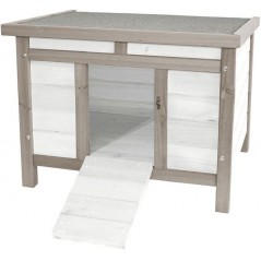 WoodLand Clapier Howie 2 Cottage 60x50x47cm - Duvo+ à 114,35 € - Duvo + - 603/493 - Cages d'extérieur