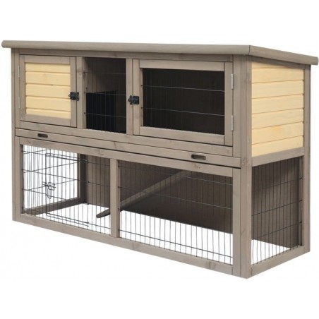 WoodLand Clapier Bel-étage Country 136,5x50x85cm - Duvo+ 603001 Duvo + 254,95 € Ornibird