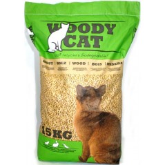 Litière pour Chats 25L/15kg - Woody Cat à 24,40 € - Woody Cat - 804/009 - Litière pour chat