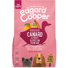 Croquettes Puppy Canard & Poulet frais élevés en plein air 700gr - Edgard & Cooper à 9,00 € - Edgard & Cooper - 9486208 - Edg...