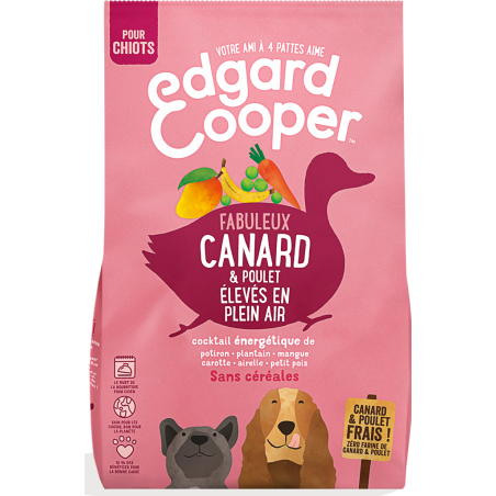 Croquette Puppy Canard & Poulet frais élevés en plein air 700gr - Edgard & Cooper 9486208 Edgard & Cooper 9,00 € Ornibird