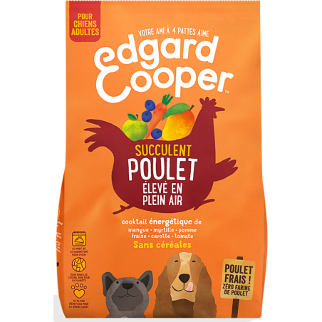 Croquettes Adult Poulet frais élevé en plein air 2,5kg - Edgard & Cooper 9486017 Edgard & Cooper 25,00 € Ornibird