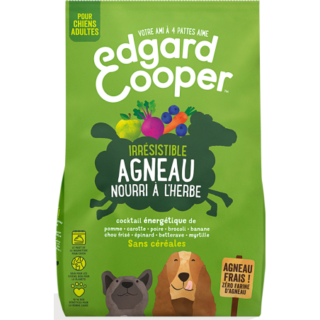 Croquettes Adult Agneau frais nourri à l'herbe 12kg - Edgard & Cooper 9486116 Edgard & Cooper 90,00 € Ornibird