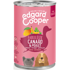 Boîtes Puppy Canard & Poulet 400gr - Edgard & Cooper à 3,90 € - Edgard & Cooper - 9485324 - Edgard & Cooper