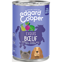 Boîtes Adult Boeuf 400gr - Edgard & Cooper à 3,90 € - Edgard & Cooper - 85317 - Edgard & Cooper