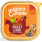 Barquette Adult Poulet & Dinde 150gr - Edgard & Cooper