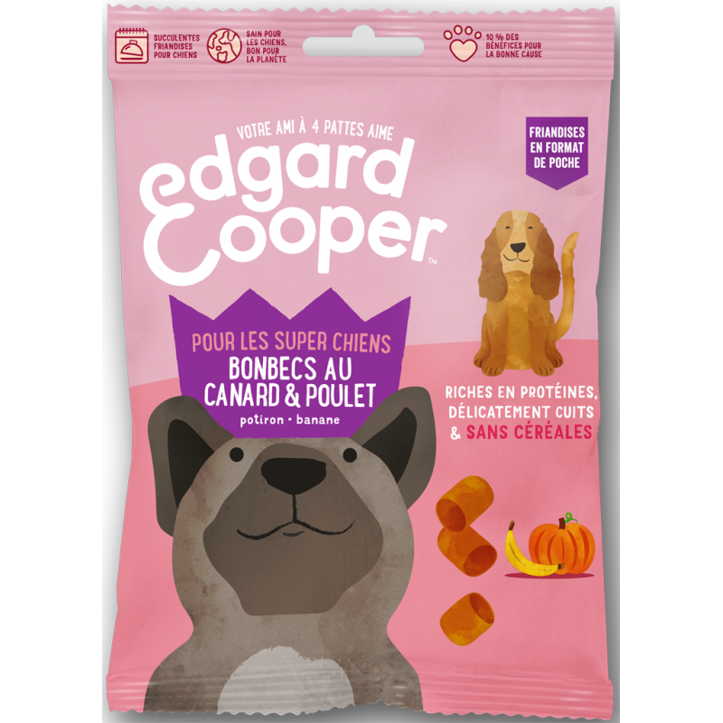 Bonbecs au canard et poulet pour les meilleurs chiens 50gr - Edgard & Cooper