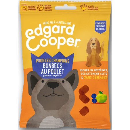 Bonbecs au poulet pour les champions 150gr - Edgard & Cooper 9487120 Edgard & Cooper 3,60 € Ornibird