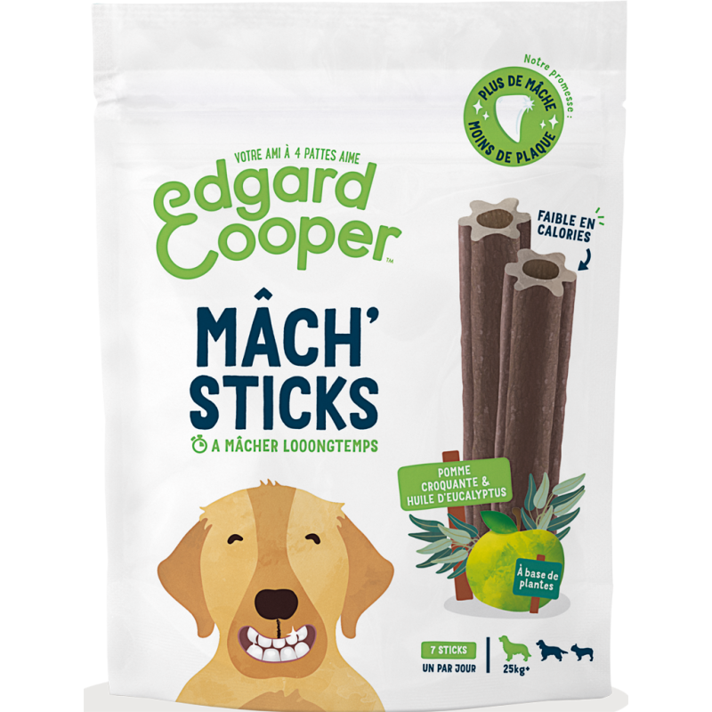 Mâch'sticks Pomme & Eucalyptus 7stick L-240gr - Edgard & Cooper