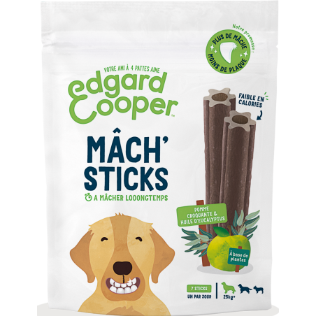 Mâch'sticks Pomme & Eucalyptus 7stick L-240gr - Edgard & Cooper à 6,00 € - Edgard & Cooper - 7142149 - Edgard & Cooper