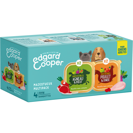 Barquettes MultiPack 4x300gr - Edgard & Cooper à 10,50 € - Edgard & Cooper - 7144570 - Edgard & Cooper