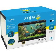 Aqua 20 Classic Noir 40x20x24,8cm - Ciano à 60,50 € - Ciano - 77540133 - Bocal pour poisson