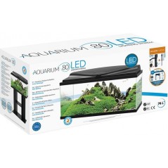 Aquarium 80 Led CF80 Noir 80x30x41,5cm - Ciano à 160,00 € - Ciano - 77540224 - Aquarium & meubles