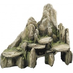 Déco pierre mousse verte 25,5x15,5x20cm - Aqua Della à 38,95 € - Aqua Della - 234/104576 - Décoration