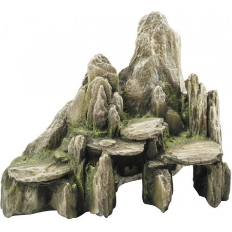 Déco pierre mousse verte 25,5x15,5x20cm - Aqua Della à 38,95 € - Aqua Della - 234/104576 - Décoration