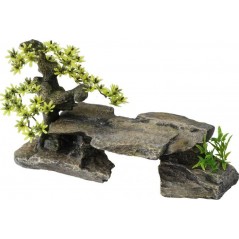 Bonsai Stone gris 34x15,5x21cm - Aqua Della à 48,45 € - Aqua Della - 234/105290 - Décoration