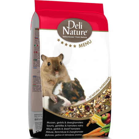 Menu 5* Souris, Gerbille et Hamsters Nains 750gr - Deli Nature 029507 Deli Nature 4,80 € Ornibird