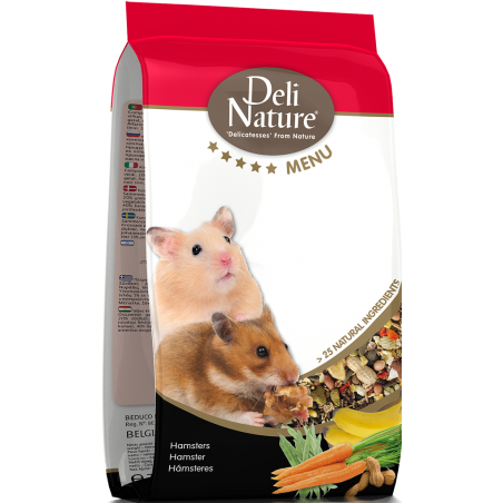 Menu 5* Hamsters bananes et noix 750gr - Deli Nature