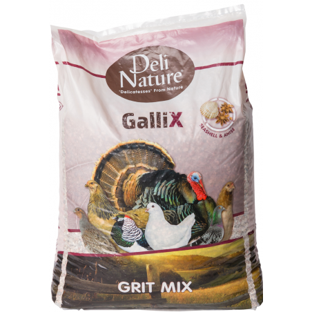 GalliX Grit Mix 20kg - Deli Nature à 11,00 € - Deli Nature - 023604 - Nourriture