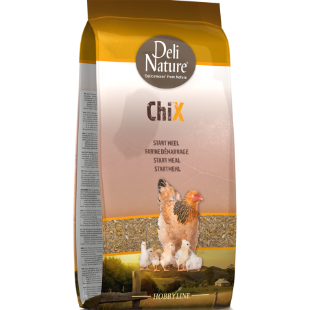 ChiX Farine Démarrage 4kg - Deli Nature à 5,50 € - Deli Nature - 026301 - Poule Pondeuse